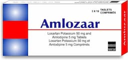 Losartan Potassium 50mg + Amlodipine 5mg